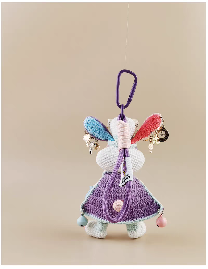 TuTu Bag Charm, Premium Backpack & Car Pendant, Ideal Gift,Handmade Crochet Doll, Crochet Keychain