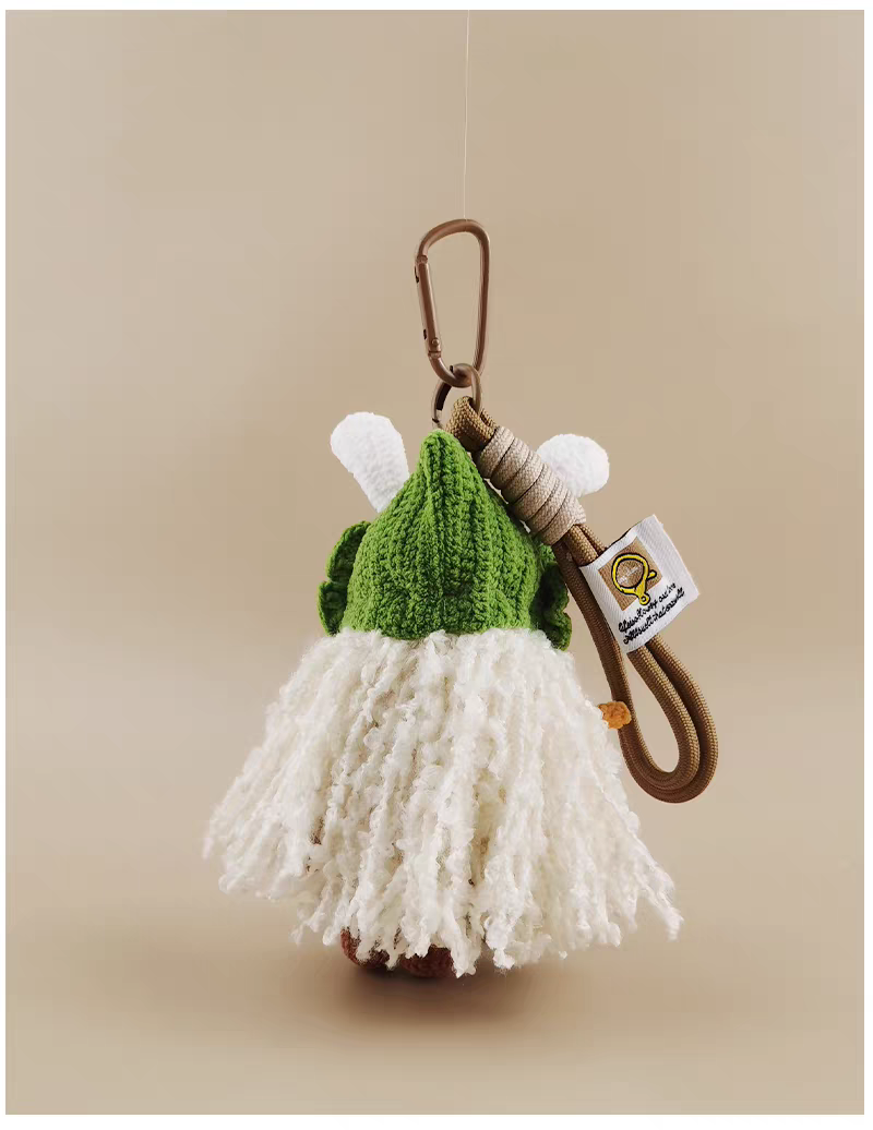Cute Goose Fairy Bunny Sugar Sugar Bunny Crochet Bag Charm, Premium Backpack & Car Pendant, Ideal Gift,Handmade Crochet Doll, Crochet Keychain