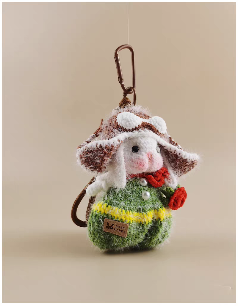 Cute Little Prince Sugar Sugar Benny Bag Charm, Premium Backpack & Car Pendant, Ideal Gift,Handmade Crochet Doll, Crochet Keychain