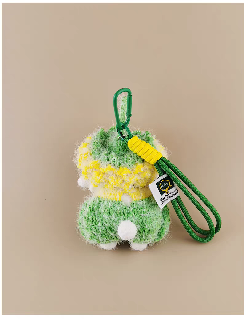 Mini Sunflower Sugar Sugar Bunny Handmade Crochet Doll Keychain, Bag Charm & Car Pendant, Premium Stylish Gift
